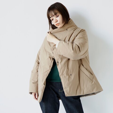 The Loft Labo|×KAWADA FEATHER(カワダフェザー) スクエア ミドル ダウン コート “VOBB-MID” tl22fjk69-fn ロフトラボ