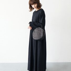 Mochi｜circle bag [black] 鹿革/サークルバッグ