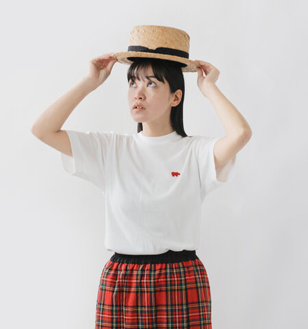 SCYE BASICS|30/2 コットン チューブラー Tシャツ / ロゴT 5724-21700-ms