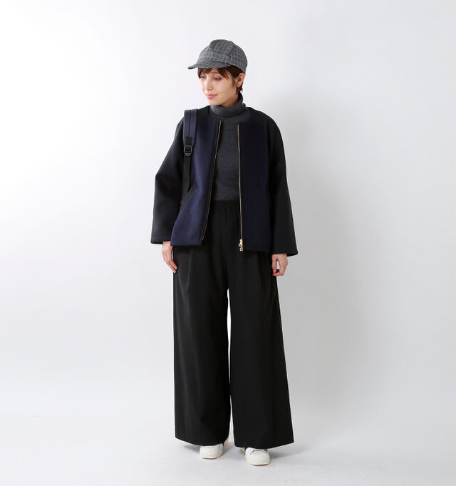 model yama:167cm / 49kg
color : black / size : 2