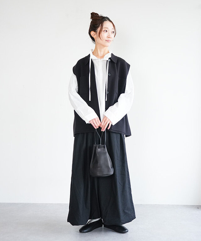 身長:164cm / カラー:99.ブラック / サイズ:f