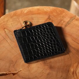 ARTS&CRAFTS|Lジップウォレット "POROSUS ACC" L ZIP WALLET アーツアンドクラフツ 財布 クロコダイル ギフト プレゼント