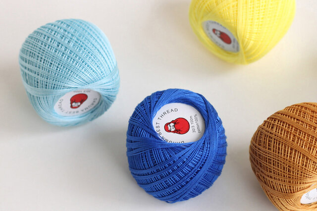 HOME THREAD BALL #30は、ダルマ家庭糸<細口>と同じ糸を使用しております。
対応する色番号は以下をご確認ください。
