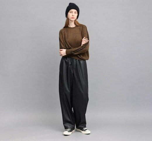 SACRA|SACRA サクラ 126519111 シンセティックレザーパンツ SYNTHETIC LEATHER PANTS