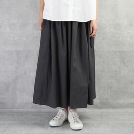 HUIS｜コードレーンロングスカート stripe
