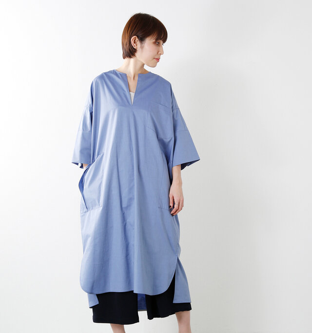 Ticca コットンキーネック半袖ワンピース Tahs 303 09 315 09 Yh Piu Di Aranciato ピウディアランチェート キナリノモール Ticca コットンキーネック半袖ワンピース Tahs 303 09 315 09 Yh Piu Di Aranciato ピウディアランチェート キナリノモール