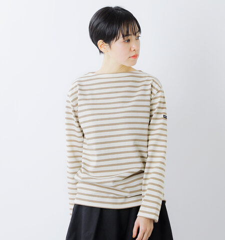 SAINT JAMES|厚手コットン ボートネックカットソー ouessant-ms