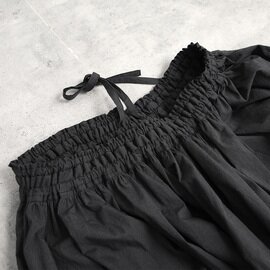 HUIS｜コードレーンロングスカート stripe