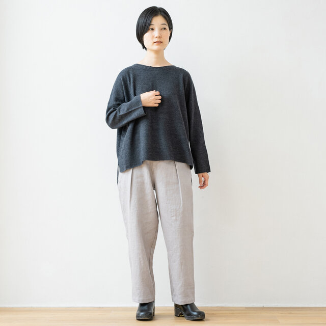 モデル身長 163cm 着用カラー チャコール