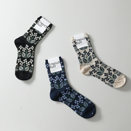 French Bull|ブルーメンソックス 靴下 花柄 23cm-25cm kurashisha
