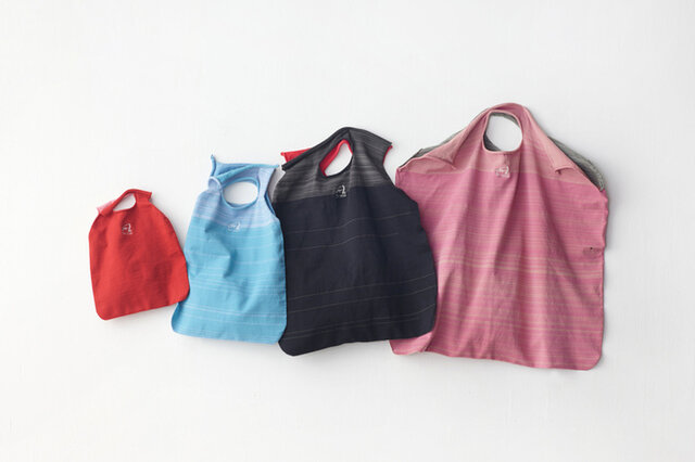 ナイロン糸で作られたバッグ「ザンシンバッグ」、特技は耐久性と収納力。
