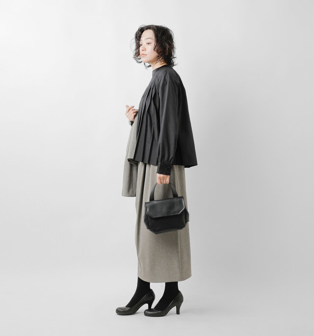 model saku：163cm / 43kg 
color : black / size : one