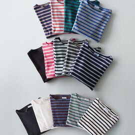 ORCIVAL|クルーネック ロングスリーブ プルオーバー カットソー ボーダー 無地 長袖 CREW NECK L/S P.O. B611 オーシバル オーチバル