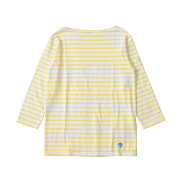 color : white/lt.yellow(col.133)
カラーは爽やかなマリンの雰囲気を漂わせる、豊富な全13色のボーダー柄をご用意しています。