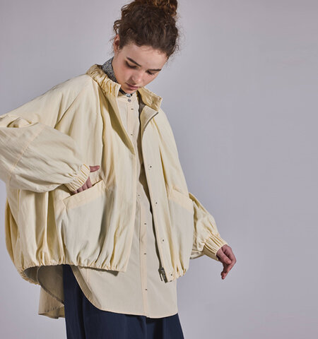 kelen|ナイロンギャザー 中綿入り ブルゾン NEES lkl26fjk2093