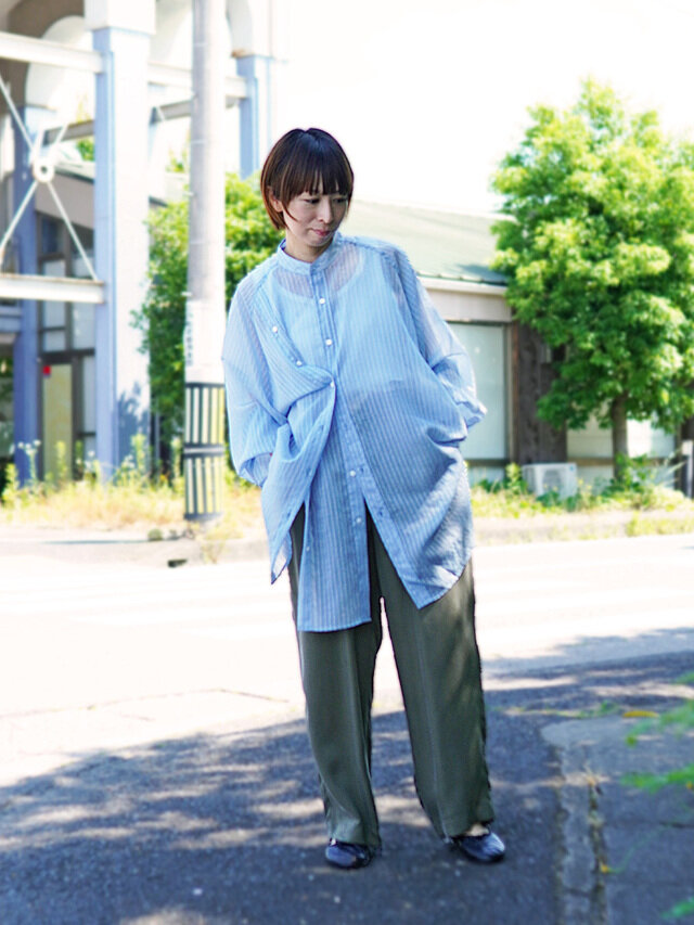 【naoko】153cm
普段着用サイズ:トップス S / ボトムス S / シューズ 23.0cm