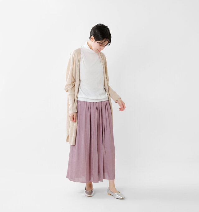 model saku:163cm / 43kg
color : off white / size : 1