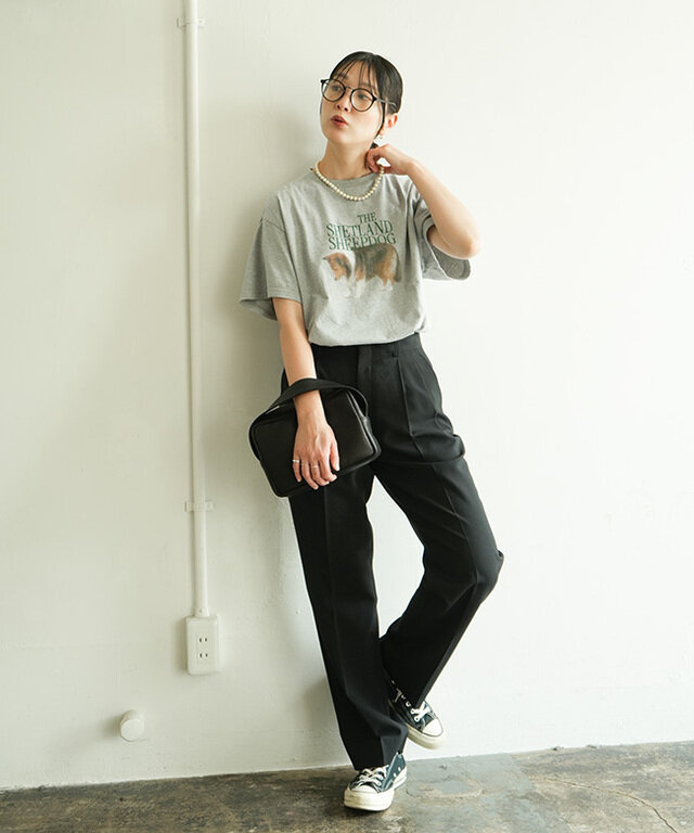 身長:165cm 着用カラー:06.GRAY/着用サイズ:F0