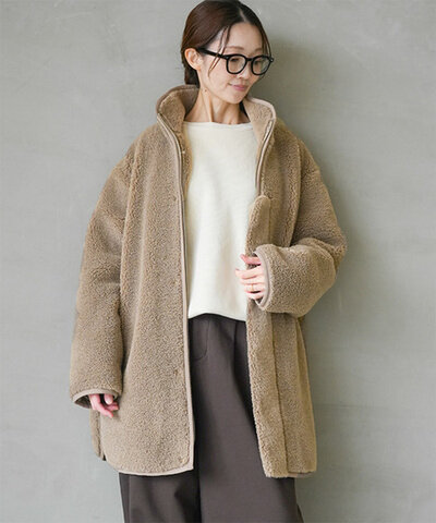 mizuiro ind|ボアブルゾン アウター レディース 4-270036