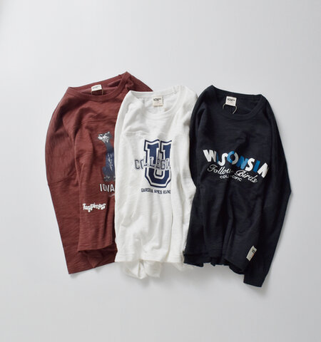 Collegiate Pacific|カレッジエイトパシフィック コットン クロップド フットボール Tシャツ cp-26s-012