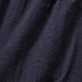 sisam｜手織藍染ストレートワイドパンツ
