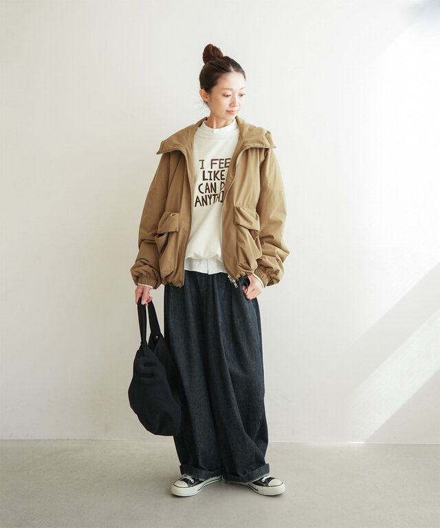 身長:164cm / カラー:20 BEIGE / サイズ:FREE