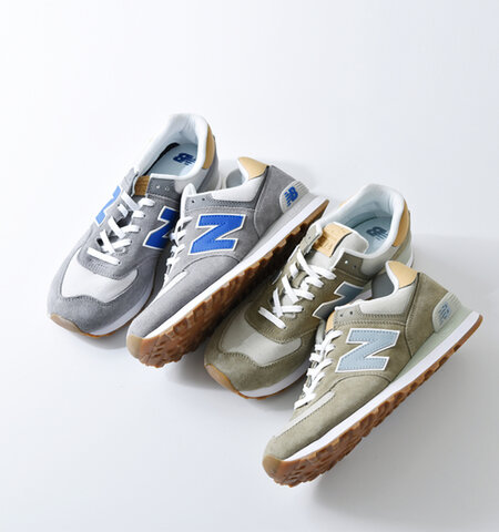 New Balance|クロムフリースエードスニーカー“ML574” ml574-ne2-nt2-yh【21ss】