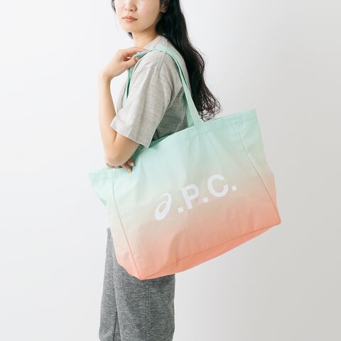A.P.C.|×ASICS アシックス ショッピング ダイアン アシックス トートバッグ “SHOPPING DIANE ASICS” m67002-yo