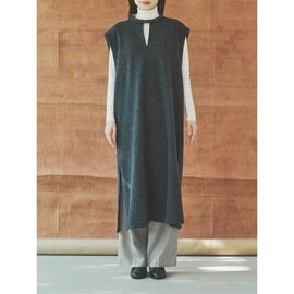 THE HINOKI｜ウール スリーブレス ボックスドレス