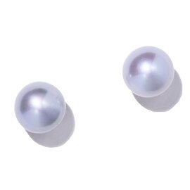 les bon bon|aurora pearl stud pierce ピアス 淡水パール グレーパール