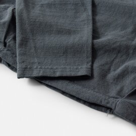 u.m.i KOHOLA｜22G リサイクル コットン 裾タック カットソー Tシャツ “Muy” y-0996a-mn