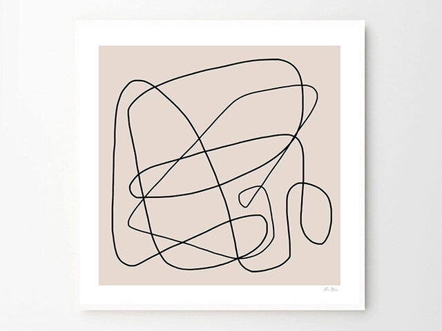 THE POSTER CLUB｜ポスター Abstract Lines 01