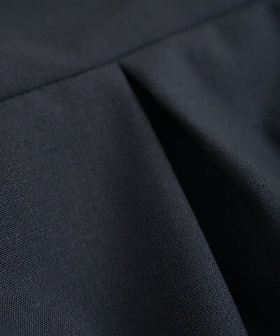 Mochi｜ jumper tuck skirt [ms23-op-03/deep blue] ジャンプタックスカート