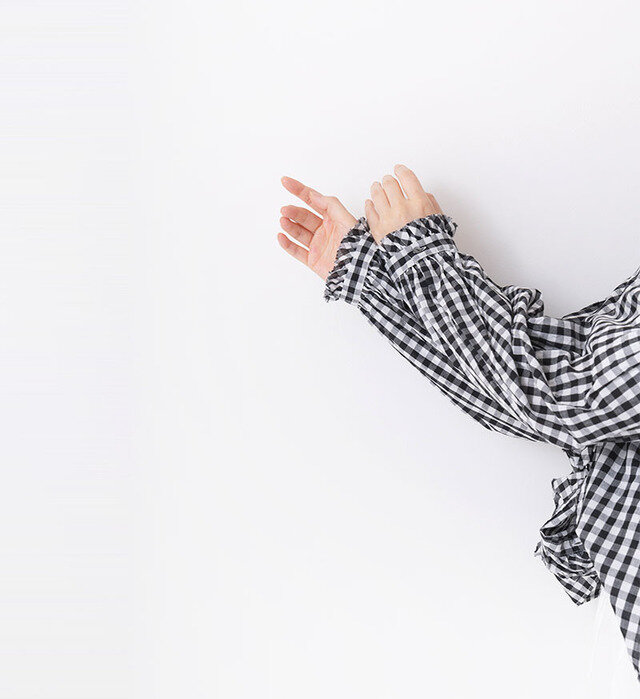 color : BLACK CHECK , model : 162cm