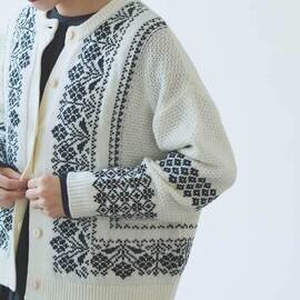 yuni|W/Ny jacquard knit cardigan 1701KN014262