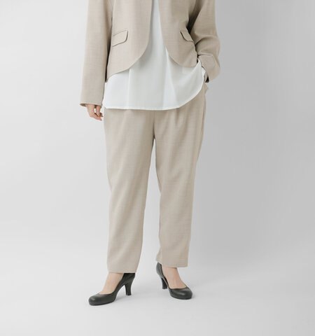 un cinq|クレープ ナロー パンツ u26-11 おでかけ フォーマル オケージョン