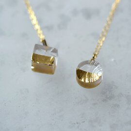 sorte│ガラス×ゴールドネックレス sgj-021sq-ci
