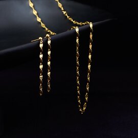 IRIS47｜grain chain necklace　18金　チェーンネックレス　クリスマス