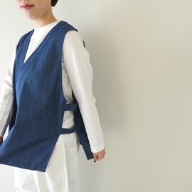 MidiUmi|デニムサイドストラップベスト(1-730082)