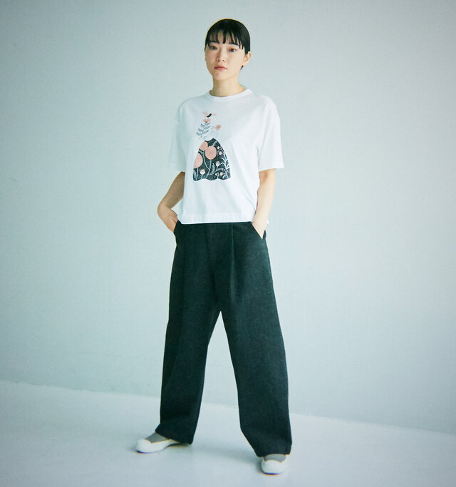 モデル165cm 着用サイズ:0(WHITE)