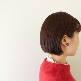 レッドパールのイヤリング(MOO-134)