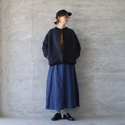 A View From here｜INDIGO DYE SKIRT インディゴ ロングスカート