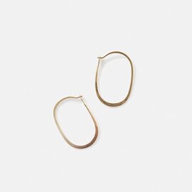 Melissa Joy Manning｜14kt オーバル フープ ピアス“Oval Hoops Small” p-o-01-ms ギフト 贈り物