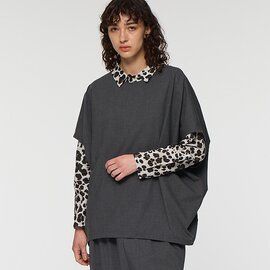 mizuiro ind|T/Rコクーンワイドプルオーバー