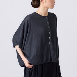 STAMP AND DIARY|フレンチリネン ドルマンショートベスト