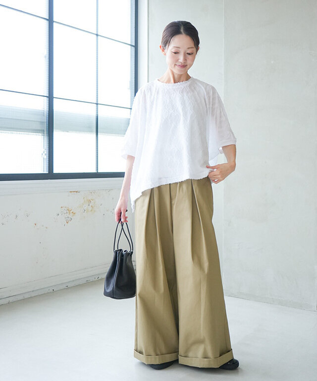身長:164cm/カラー:11 off white /サイズ:f