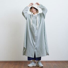 yuni｜CALVIA ストライプ　サークル　シャツワンピース　stripe cleric shirts one-piece　1701OP008231