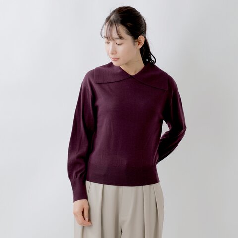 LA MARINE FRANCAISE|セーラーカラー ニット プルオーバー 12235003-yh