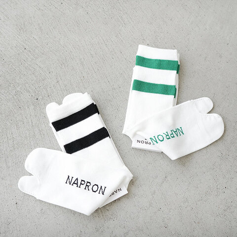 NAPRON|【40%OFF】BORDER HANPU TABI SOX ボーダー足袋ソックス 靴下 レディース メンズ np-so09