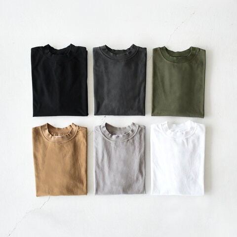 SETTO|ワイドシルエット ドロップショルダー クルーネック Tシャツ 30T-SHIRT ベーシック T 5分袖 トップス ST-005 セット